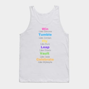 Win Like Simone (White) Tank Top